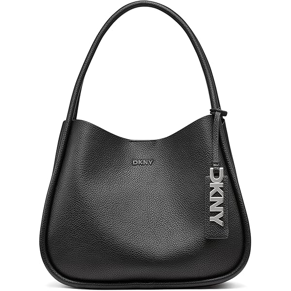 DKNY, Handbag, Avril SM Satchel Cro, BK LOGO-BK, 1SZ: Handbags
